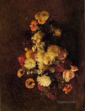 アンリ・ファンタン・ラトゥール Painting - 花束3 アンリ・ファンタン・ラトゥール